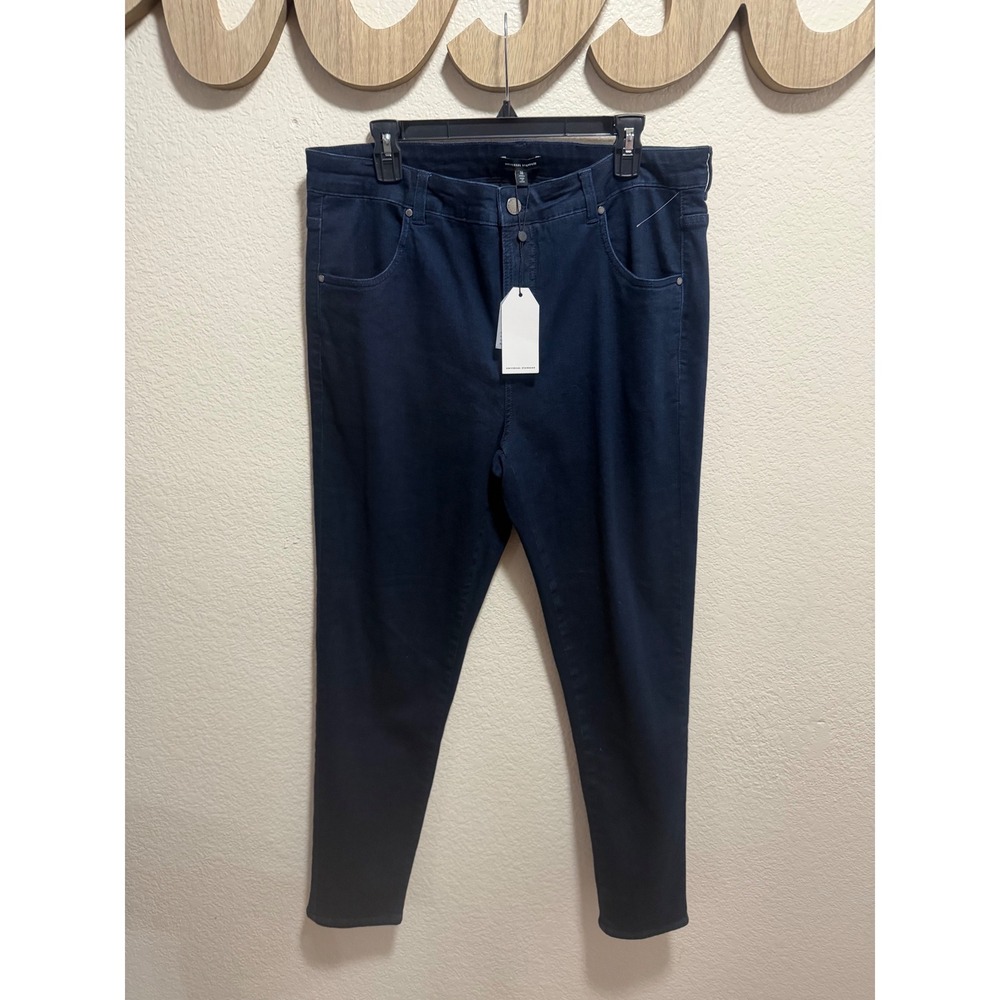 Universal Standard Womens Size 16 Dark Wash Skinny Jeans Indigo Denim Pants
